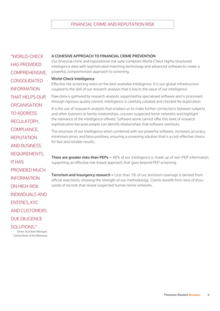 Screening Online powered by World-Check | PDF