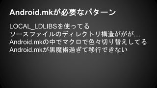 Android.mkҪʥѥ`
LOCAL_LDLIBSʹäƤ
`եΥǥ쥯ȥꘋ줬
Android.mkФǥޥɫФ椨Ƥ
Android.mk\ħg^ФǤʤ
 