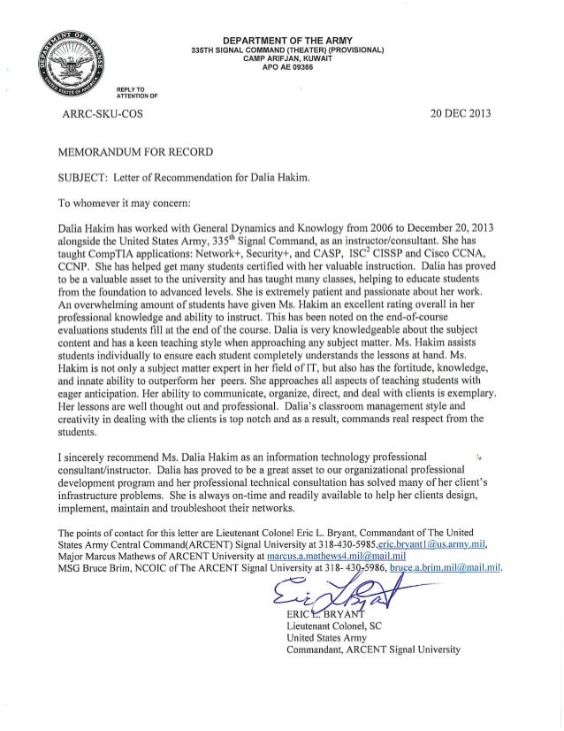 army letter dolap magnetband co army letter of recommendation sample