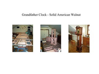 Grandfather Clock - Solid American Walnut
 