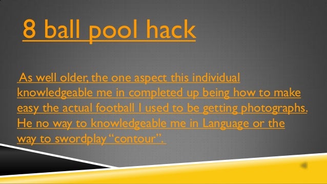 8 Ball Pool Hack
