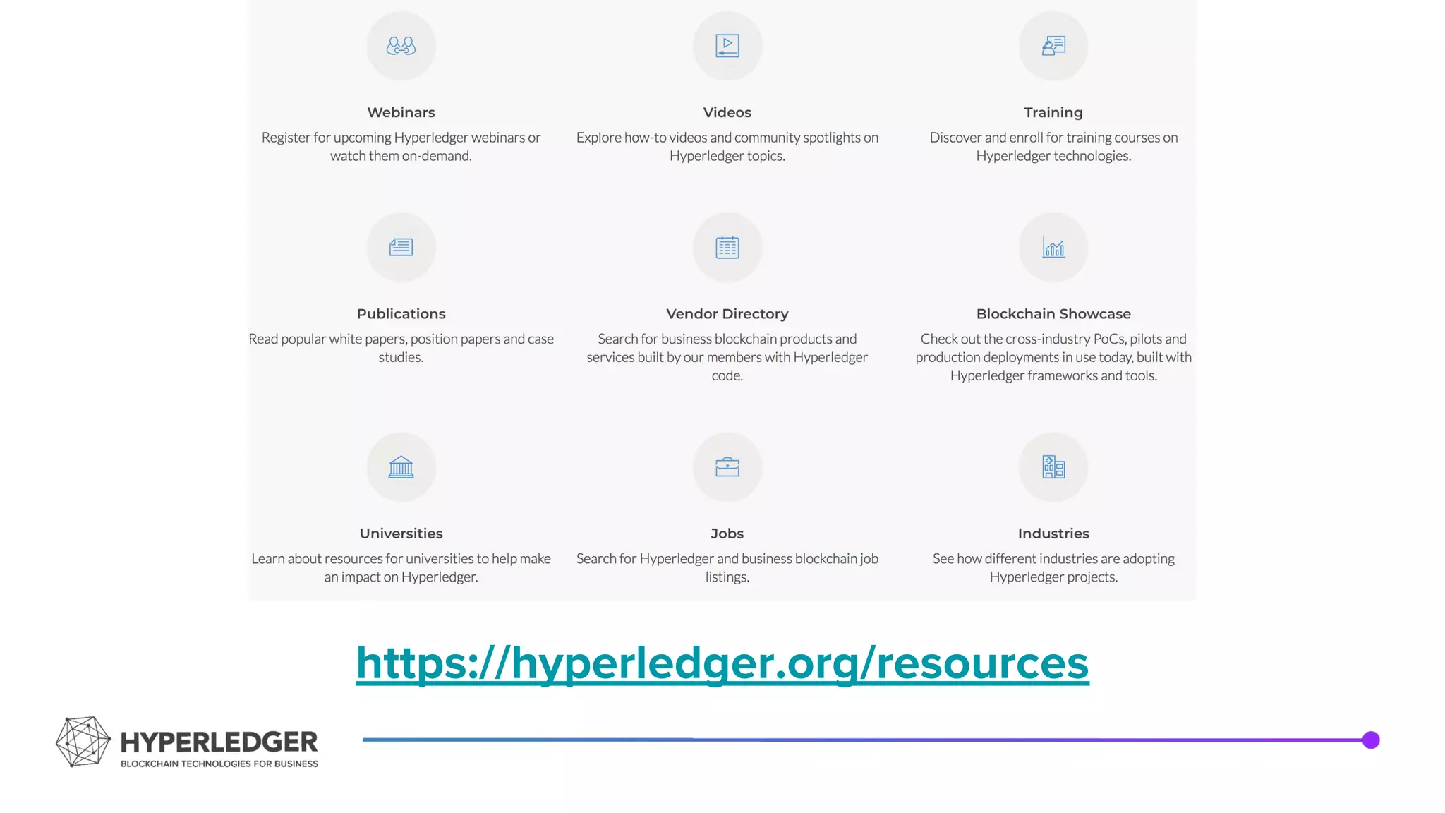 https://hyperledger.org/resources
 