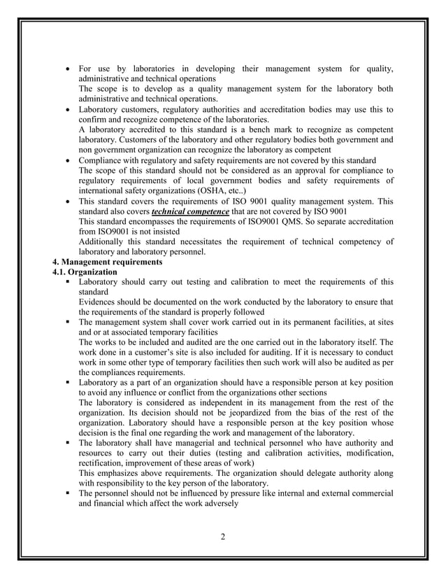 Implementation Of ISO 17025 summary PDF implementation-of-iso-17025-summary-pdf