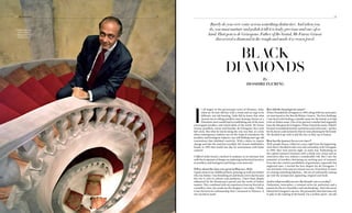 119118BEJEWELLED
BLACK
DIAMONDS
Rarely do you ever come across something distinctive. And when you
do, you must nurture and polish it till it is truly, precious and one-of-a-
kind. That gem is de Grisogono. Father of the brand, Mr Fawaz Gruosi
discovered a diamond in the rough and made it a crown jewel.
How did the brand get its name?
When I founded de Grisogono in 1993, along with two associates,
we were based in the Rue du Rhône, Geneva. The first challenge
I was faced with finding a suitable name for the brand, as it had
to be an Italian name. One of my partner’s mother had originally
been the Marquise de Grisogono. When I heard the name, I liked it
because it sounded powerful, mysterious and aristocratic—perfect
for the luxury and exclusivity that we were planning for the brand.
We decided to go with it and the rest, as they say is history.
How has the journey been ever since?
Well, people always called me crazy, right from the beginning.
And when I decided to take over sole ownership of de Grisogono
in 1995, they were proven right, in some way. Embarking on
the capital-intensive business with a whole new vision and an
innovative idea was indeed a considerable risk. But I saw the
potential of jewellery becoming an exciting part of women’s
lives also the creative possibilities of gemstones, especially the
neglected ones. I started the first chapter for de Grisogono. I
was just lucky it became an instant success. It has been 22 years
of creating something fabulous—the art of continually coming
up with the unexpected, appealing, original and fresh.
And to what would you owe the brand’s success today?
Dedication, innovation, a constant strive for perfection and a
passion for the art of jewellery and watchmaking—that’s the secret
behind de Grisogono’s success. My personality also had some role
to play in the making of the brand. I’m a restless spirit—my job
FAWAZ GRUOSI,
FOUNDER &
DESIGNER, DE
GRISOGONO
By
DESSIDRE FLEMING
I
t all began in the picturesque town of Florence, Italy,
when an 18-year-old boy with a vision and an urge to be
different, was job-hunting. Little did he know that what
started out as selling jewellery and cleaning vitrines at a
Florentine store would lead to establishing one of the most
extravagant jewellery and watch labels of the world. Mr Fawaz
Gruosi, president, owner and founder, de Grisogono, has come
full circle. But what he learnt along the way was that, at a time
when contemporary fashion was on the verge of a breakout, the
jewellery and horlogerie industry was still holding onto age-old
conventions that inhibited creativity. With a desire to inspire
change and take the road less travelled, Mr Gruosi established a
brand, in 1993 that would one day, be synonymous with haute
couture!
L’Officiel India found a method to madness in an intimate chat
with the el supremo of design on exploring unchartered territory
in jewellery and horlogerie and being a true maverick.
Tell us about the time you spent in Florence, Italy.
I spent most of my childhood there, growing up with my mother
who was Italian. I was breathing art and beauty every day because
the city is rich in culture and aesthetics. I have been deeply
influenced by the Renaissance period and the works of Italian
masters. This, combined with my experience from my first job at
a jewellery store, has made me the designer I am today. I think,
it was the level of craftsmanship that I witnessed in Florence. It
was second to none!
 