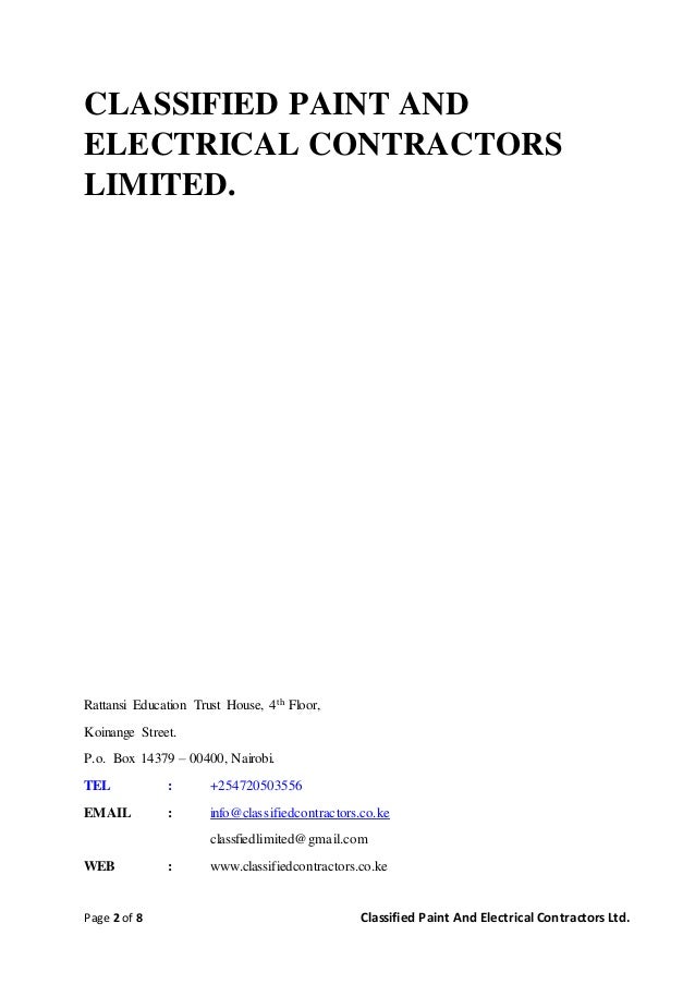 Company Profile Word 2