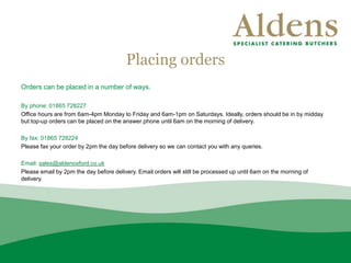 Aldens PowerPoint Brochure June 2013 email