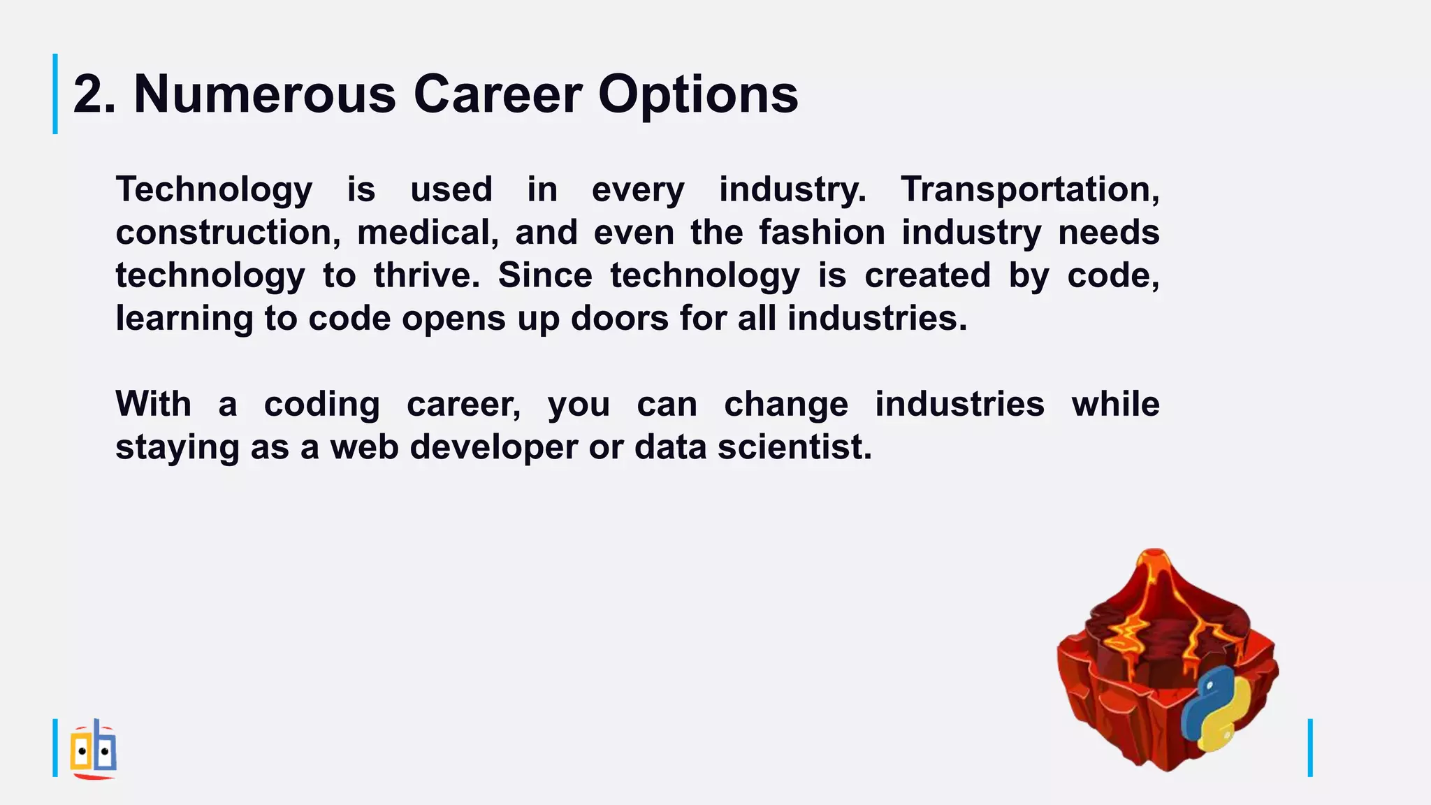 8 Benefits of Coding | PPTX