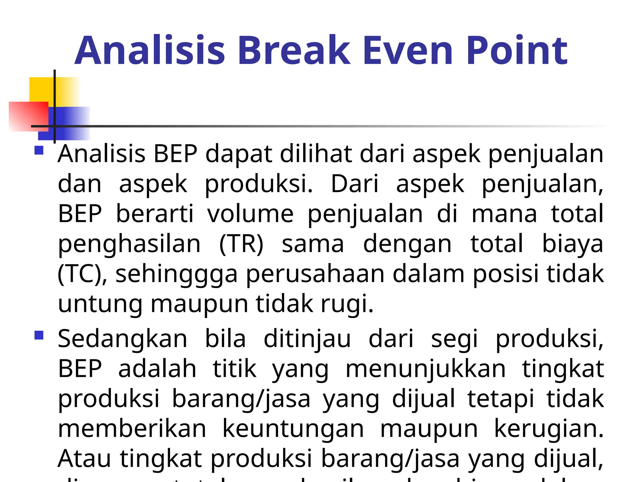 Materi Break Even Point Perusahaan dan cara Menganalisisnya.pptx
