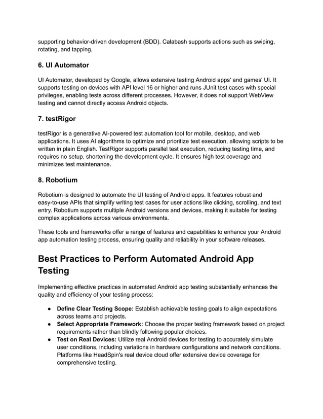 8 Best Automated Android App Testing Tools and Frameworks in 2024.pdf ...