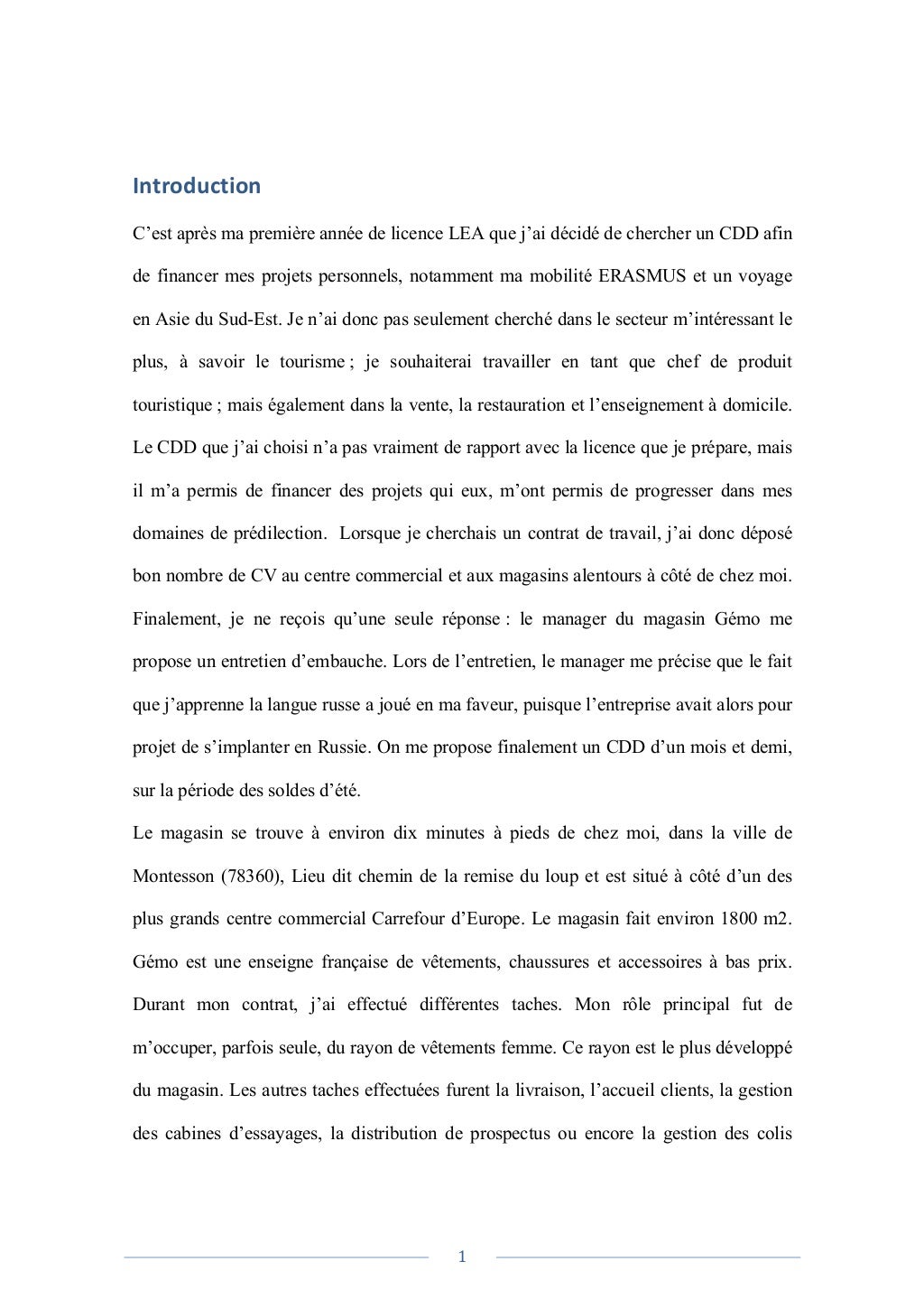 Présentation D'une Personne Agée Rapport De Stage