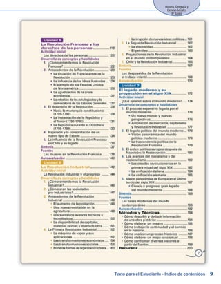 Historia, Geografía y
Ciencias Sociales
8º Básico
9Texto para el Estudiante - Índice de contenidos
 