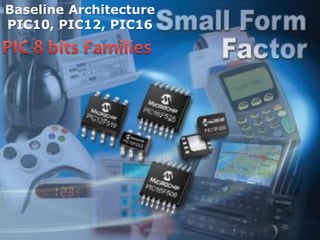 Baseline Architecture
PIC10, PIC12, PIC16

 