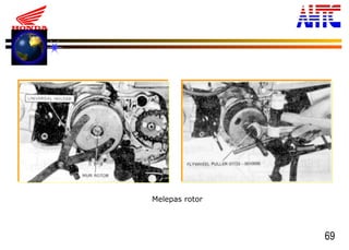69
Melepas rotor
 