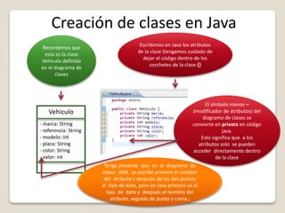 8b Curso de POO en java - paso de diagrama clases a java 1 | PDF
