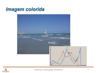 Imagem colorida
Sistemas e Aplicações Multimídia 7
 