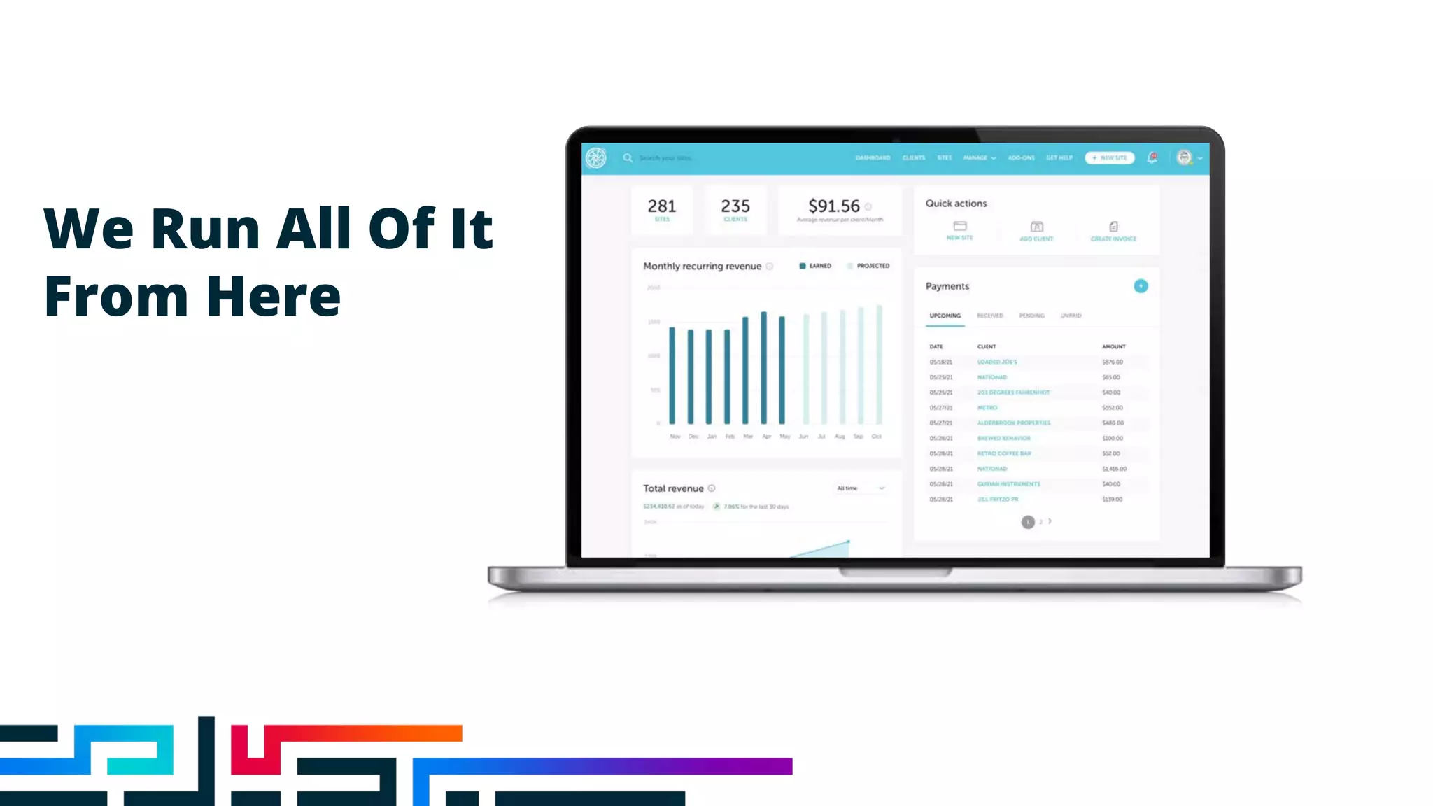 We Run All Of It
From Here
 