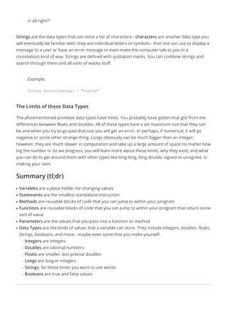 Basics of Programming - A Review Guide | PDF image.