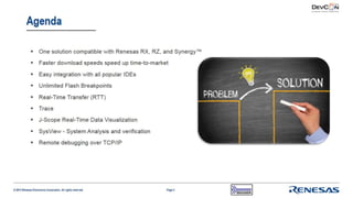 Faster Debugging on Renesas Synergy & RX Platforms Using Segger Debug ...