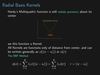 Radial Basis Function Interpolation | PDF
