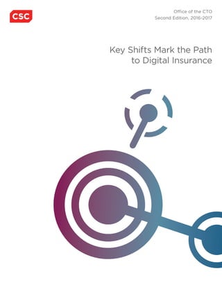 Key Shifts Mark the Path
to Digital Insurance
Office of the CTO
Second Edition, 2016-2017
 