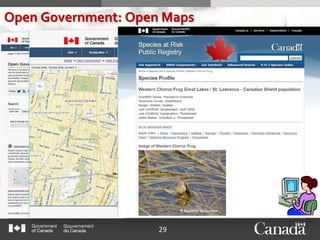 29
Open Government: Open Maps
 