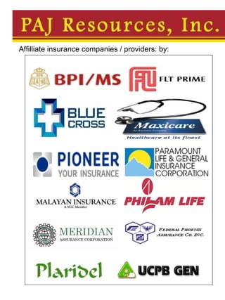 Affilliate insurance companies / providers: by:
 