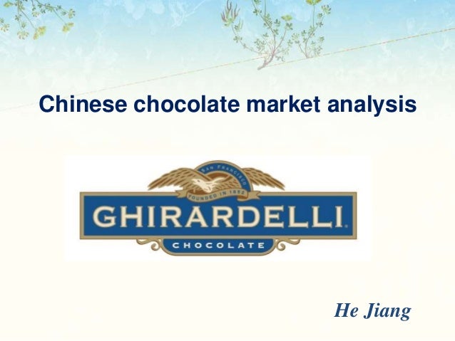 Chocolate market research essay