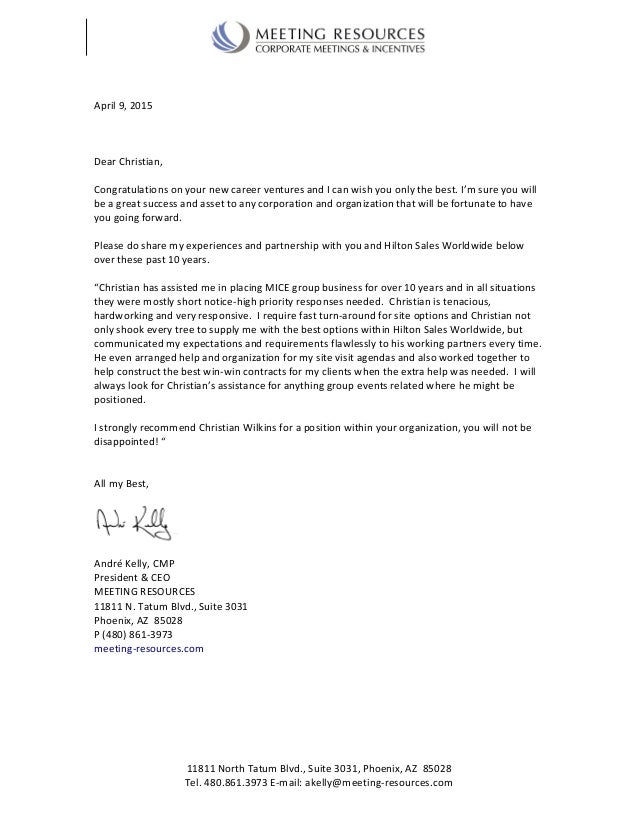 reference and thank you letter andre kelly thank you letter reference