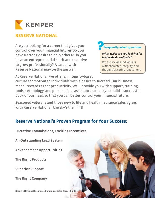 KEMPER CAREER GUIDE PDF