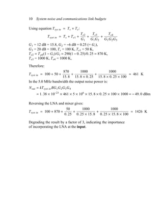 Radio Link budget | PDF