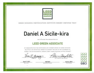 LEED Certificate