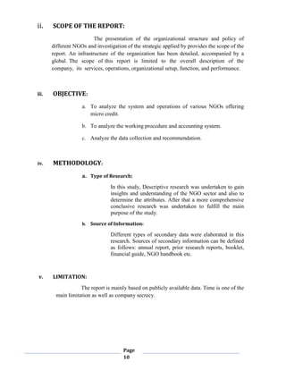 Intern Report on System Analysis & Design (NGO in Bangladesh) | PDF