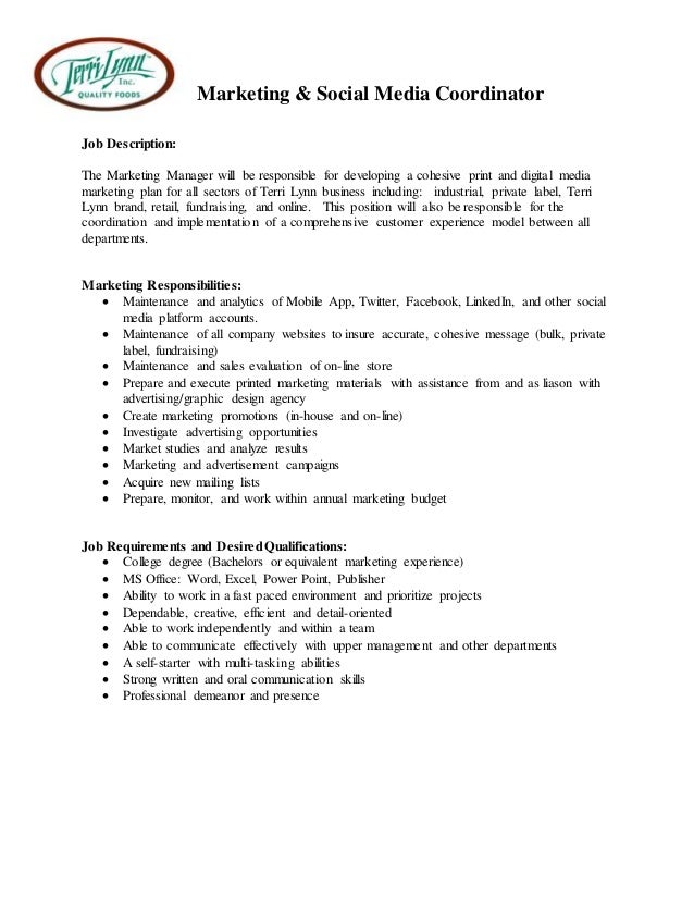 Marketing Manager