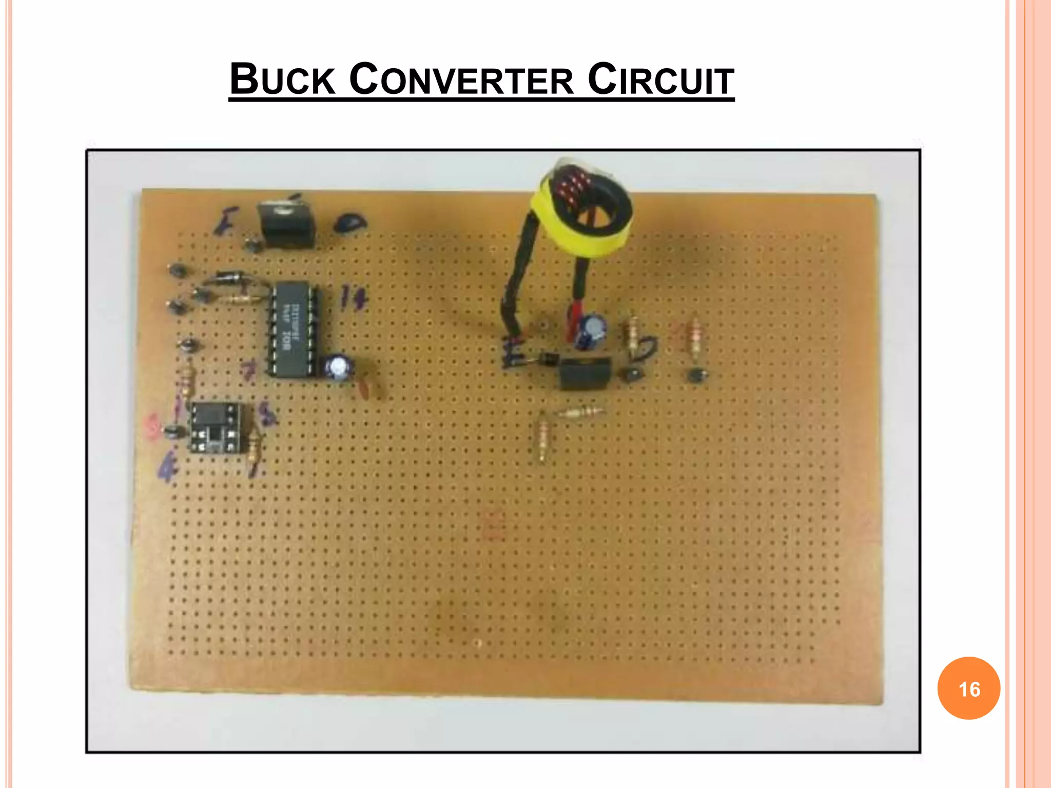 BUCK CONVERTER CIRCUIT
16
 