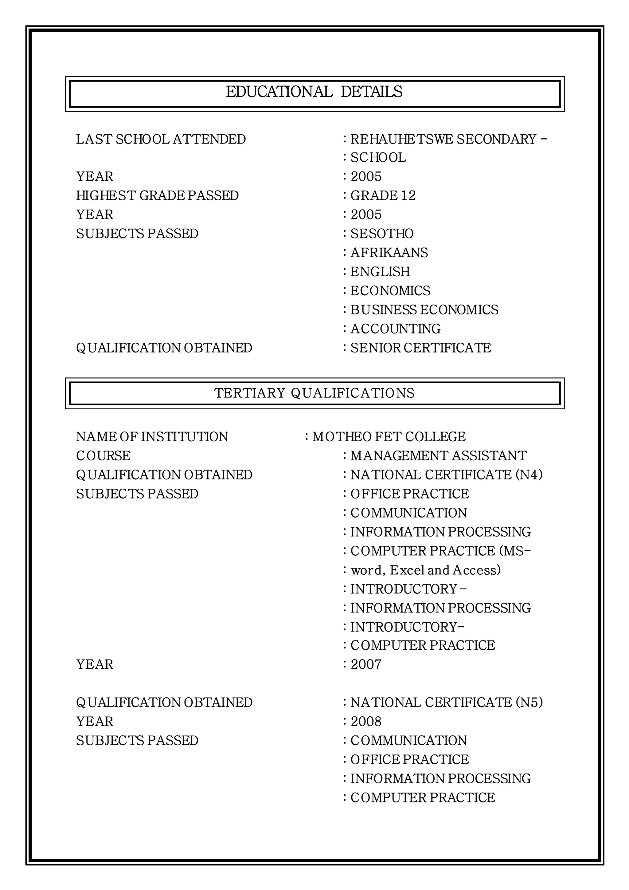 Leeu cv docx