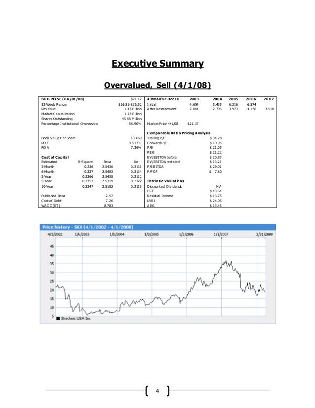 Skechers Financial Statement Analysis