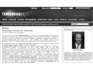Tendencias21 - Entrevista a Leonardo Penotti