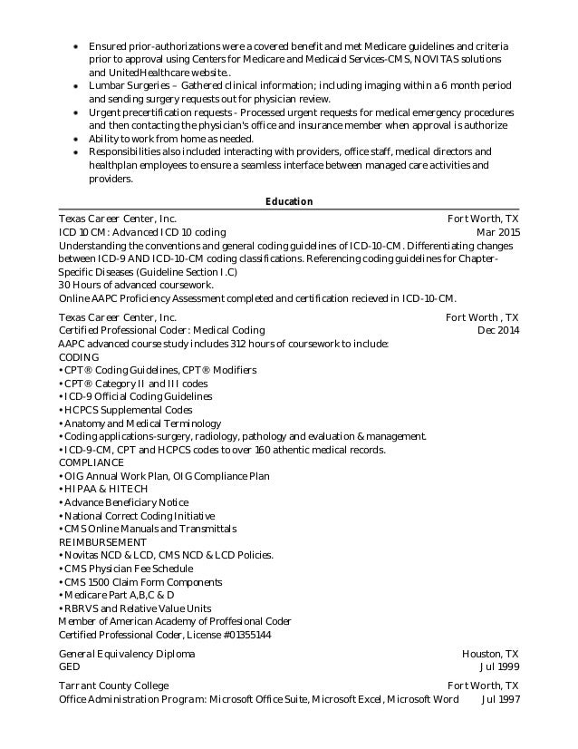 coding resumes