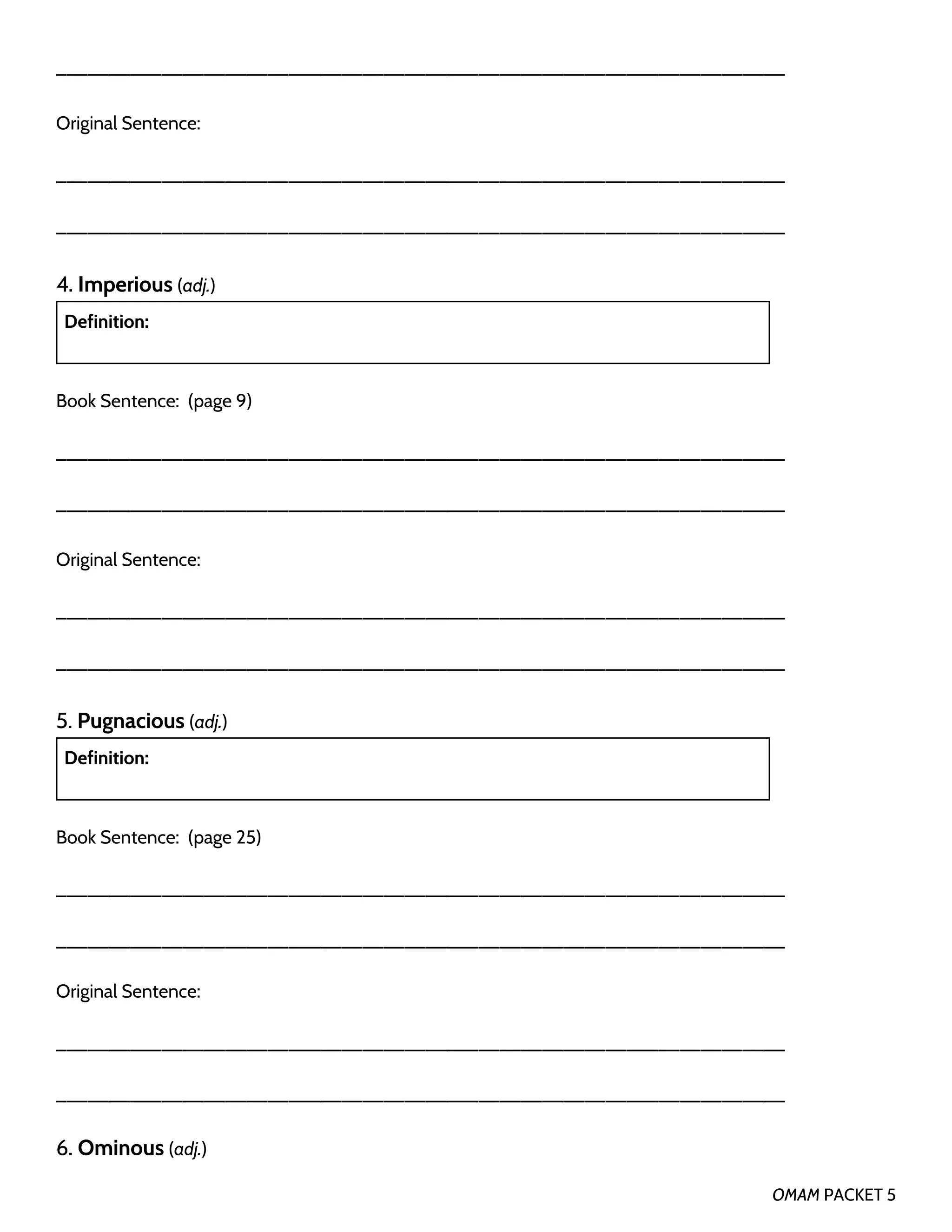 Of Mice and Men worksheet packet | PDF