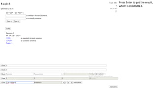 Press Enter to get the result,
which is 0.0000013.
 