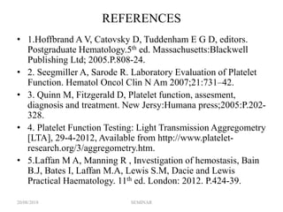 6. platelet function_tests | PPTX