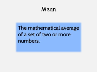 Other Ranges Introduction introduction of Means And Ranges in biology | PPTX