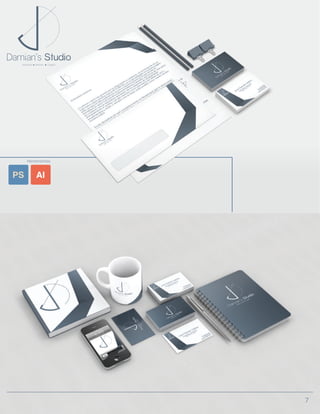 7
Industrial Interiors Graphic
Damian’s Studio
Herramientas
 