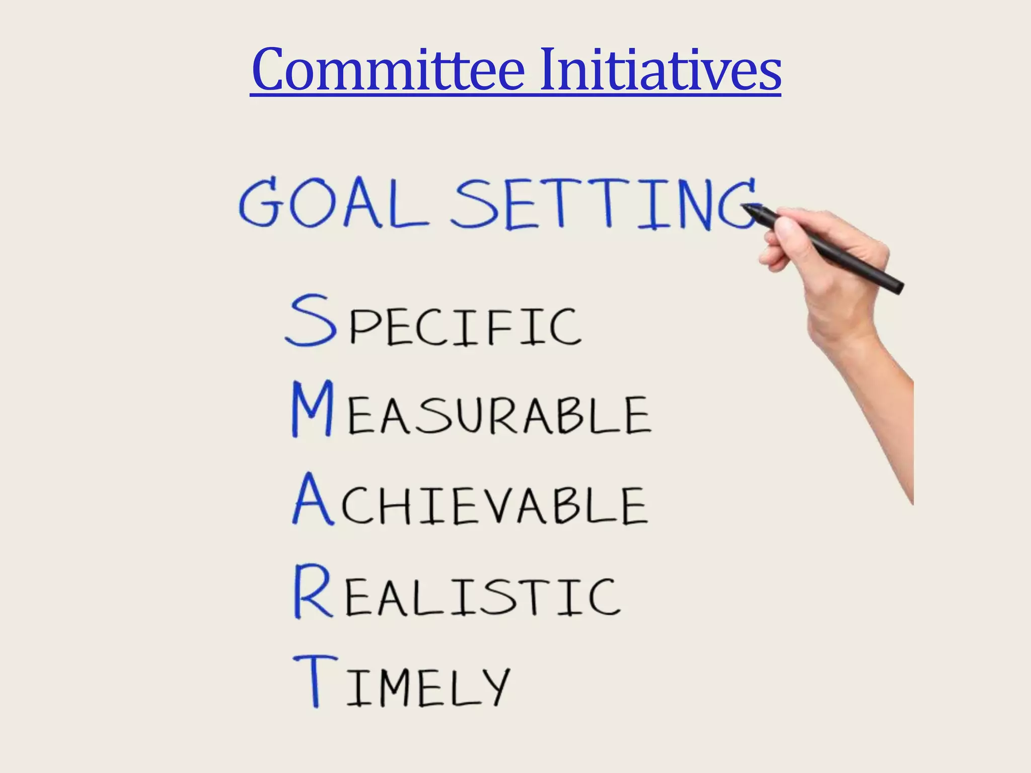 Committee Initiatives
 