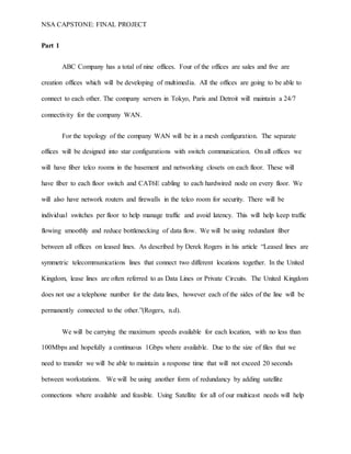 Capce Final Assignment Capstone Final Part | DOCX