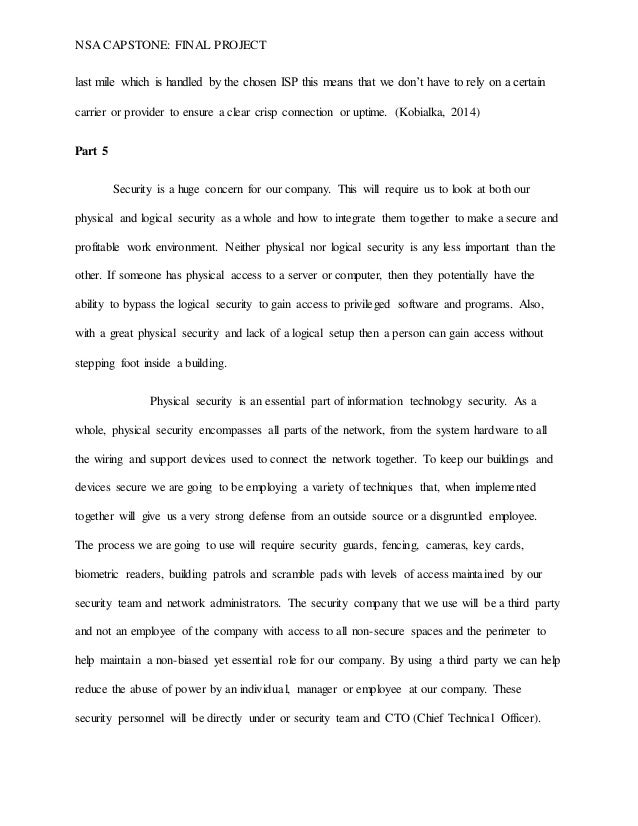 What is a capstone project image