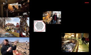 FOCUS
The Christian Science Monitor | july 25, 2011 31
in 2009 compared with that in 2000. Similarly, the
population of Near East Riverfront, where Kelli
Kavanaugh opened a bicycle shop in 2008, grew 13
percent during the same period.
Ms. Kavanaugh says she and her business part-
ner chose to open Wheelhouse Detroit along the
Detroit River because they saw more busi-
nesses thriving in the area where ample green
space was attracting people interested in rec-
reational activities. One sign she was right: In
2007, 600 people signed up for the first year of
the Tour de Troit, the city’s largest annual bike
ride. By 2010, participation tallied 3,200.
Still, she and her partner are holding onto
their full-time jobs until they’re certain the
business is here to stay.
“Owning a business in Detroit is something
you have to really want to do,” she says. One
advantage, she says, is “the strong sense of
community” among the people who choose to
sink roots in the city. “People
here are willing to go
the extra mile for
someone with an
initiative that
they are sup-
portive of. In
some ways,
there’s a
little bit of a
small-town
feel, which is
really nice,”
she says.
Evidence of
that small-town
environment is the
escalation of urban farms
in Detroit that are repurposing empty lots.
There are 875 urban farms and community gar-
dens operating throughout the city, a network of
which is providing affordable, pesticide-free food
at neighborhood farmers’ markets, restaurants and
retail outlets, according to Detroit Works Project
data. Green growth is everywhere – from small to-
mato plantings in a patch of a corner lot on a resi-
dential street to large orchard tracts planned by
John Hantz, a local businessman who plans to build
“the world’s largest urban farm” in Detroit.
His for-profit venture, Hantz Farms, is negotiat-
ing with the city to buy 120 acres of unused land.
Mr. Hantz is pitching the farm to the city as a tour-
ist destination, beautification project, and a local
economic generator that would employ more than
200.
Detroit’s official 27 percent unemployment
(some place it as high as 50 percent), miles of empty
land, and nearby tech resources (Michigan State
University’s College of Agriculture and Natural
Resources) make the city perfect for an unprec-
edented experiment in urban agriculture, says
Michael Score, president of Hantz Farms: “Most
cities don’t have that combination of resources,” he
says.
Most of the existing local greening projects in
Detroit look like Spirit Farm in the North Corktown
neighborhood, run by Kate Devlin, a longtime com-
munity organizer who saw raising food and tending
chickens as a response to the blighted homes in her
neighborhood, located 10 minutes from downtown,
that were attracting squatting crack users.
“I was tired of looking at places I loved looking
unbelievably ugly. [The garden] is a response to
that ugliness, of trying to create a little bit of beauty
and a place that’s soft and peaceful,” Ms. Devlin
says.
Three years ago, with the blessing of her congre-
gation, Devlin broke ground on the lot behind her
Episcopal church with nothing but some gardening
tools and volunteers. Today, the farm consists of a
chicken coop; solar-powered greenhouse; an or-
chard of plum, peach, and apple trees; and a turkey
that was rescued on the city’s West Side and serves
as the farm’s unofficial mascot.
Besides spoiling the neighborhood for drug deal-
ers, the farm contributes 25 percent of its produce
to 165 needy families. Another 25 percent goes to
volunteers, and 50 percent is sold at farmers’ mar-
kets to help pay for maintenance costs.
CAN LAND TRUMP CREDIBILITY?
Detroit can’t just be the Motor City anymore,
says Mayor Bing. The automotive industry can no
longer be the sole focus for growth, he says, noting
that health care and technology sectors are already
on the rise. An example: Wayne State University’s
medical school, the Detroit Institute of the Arts, and
the Henry Ford Health System, all in Midtown, col-
lectively employ tens of thousands of people and
are credited with helping stabilize the surrounding
neighborhoods. The city says growth among the
three employers will attract an additional 15,000
people to the area by 2015.
“Detroit probably has more engineering and
technology capability than almost anywhere in the
world because of the auto industry and the research
schools here ... we can use both as a vehicle for
growth,” Bing says.
The city’s weak financial situation means it can’t
rely on more than just nominal tax incentives to at-
tract companies considering a move to Detroit. But
Bing says his trump card is something no other city
can so generously provide: land. According to the
Detroit Works Project, a little more than 12 percent
of Detroit, or 10,950 acres, is vacant land. Twenty
percent of the commercial and industrial land in the
city is vacant. .
The city controls 50 percent of the unoccupied
land and Bing considers this “a huge asset.” To busi-
nesses considering a move to Detroit, he says, “You
come up with a great idea and some kind of plan,
and there’s something to talk about. It’s a white
sheet of paper right now.”
But Detroit’s past is some heavy baggage.
Decades of political corruption have stalled prog-
ress, and everyone – from city residents to state
lawmakers – looks at promises from city hall with a
high degree of distrust.
“People have grown very cynical of government
in Detroit and that will make [recovery plans] prob-
ably more difficult,” says Mr. Fontaine, with the
University of Michigan.
The situation worsened in recent years with the
many scandals taking place under former Mayor
Kwame Kilpatrick, who faces trial in 2012 on federal
charges alleging he used his authority to generate
millions of dollars in kickbacks from contractors,
nonprofit donors, and others. Mr. Kilpatrick is cur-
rently in prison for a parole violation related to two
obstruction of justice felonies that put him in prison
in 2008 in the middle of his term.
Bing says he realized upon taking office that a
major part of his job would be convincing people
he was a reformer. He started his term by announc-
ing he’d donate his $176,176 annual salary to the
Detroit Police Department to hire more officers.
“This administration came in on transparency,
on openness, on telling the truth. So, based on what
it was and what it is, it’s a 180-degree difference,”
he says. “But still there’s fear.”
Besides cynicism over city government, Bing’s
plan to possibly offer residents the choice to move
to thriving neighborhoods faces a second challenge:
It’s been tried before. In 1994, the city announced it
would buy out 500 property owners living near the
city airport in order to build a safety buffer. Less
than half the owners never received offers and
the project is in limbo, says the city, because of a
shrinking Federal Aviation Administration budget.
Neighborhood advocates complain that property
owners were offered less than what their parcels
were worth and that, by dragging its feet, the city
has accelerated the area’s decline.
Mark Demorest, any attorney who represented
a dozen property owners in the airport case, says
the city has a spotty legacy for dealing with urban
renewal.
“I don’t think the city should embark on [the
Detroit Works Project] unless they know how to pay
for it. If you start on a project and let it languish, or
abandon it in the middle, it’s probably worse than
starting it in the first place,” he says.
Despite Detroit’s troubled history, some resi-
dents insist that abandonment is not a solution.
Many here remain entrenched because they be-
lieve that after hitting bottom with Kilpatrick and
the auto industry failures, there simply is nowhere
for the city to go but up.
“People always cry about Detroit, but some of
the suburbs have the same problems. What’s the
difference?” asks the happy homeowner Dewayne
Hurling. “Change takes time. I’m patient.” r
A humbled industrial giant: Detroit is now counting on its
historic creativity and small-scale initiatives to pump new life
into the city. Businessman Stephen Nawara (top) founded
Beehive Recording Co. in his basement.The Heidelberg Project
(center) uses everyday discarded objects to create colorful
inspiration in one Detroit neighborhood. Urban gardener
Kate Devlin (bottom) runs Spirit Farm in an empty lot beside a
church in the North Corktown neighborhood. Such gardens are
ubiquitous because there is so much open land available.
General Motors headquarters remains in the heart of
downtown Detroit, but the troubled city is searching for
something beyond the auto industry to rely on.
Continues on next page
v Continued from previous page
‘To me, it almost
seems like we’re
giving up. I would like
to take creative minds
and build the city back up
rather than shrink it.
It seems like it’s the
wrong message.’
– Carl Allison, owner of a
Detroit candle company
 