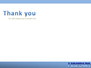 for a gift of given your a valuable time
 