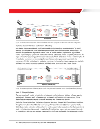 Oracle GoldenGate 12c - Real Time Access to Real Time Information | PDF