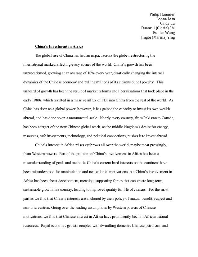 African essay